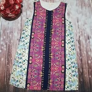 Teenplo sleeveless floral tunic dress Medium